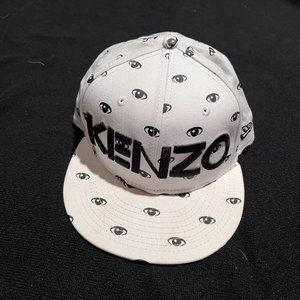 KENZO PARIS x NEW ERA Baseball Cap - "Eyes" White